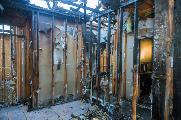 Professional Emergency Fire Cleanup technician working in Warsaw, KY